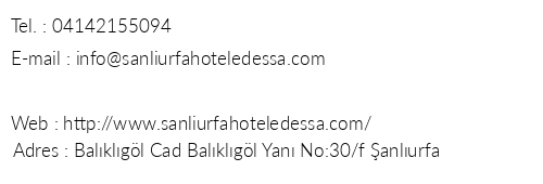 Hotel Edessa City telefon numaralar, faks, e-mail, posta adresi ve iletiim bilgileri